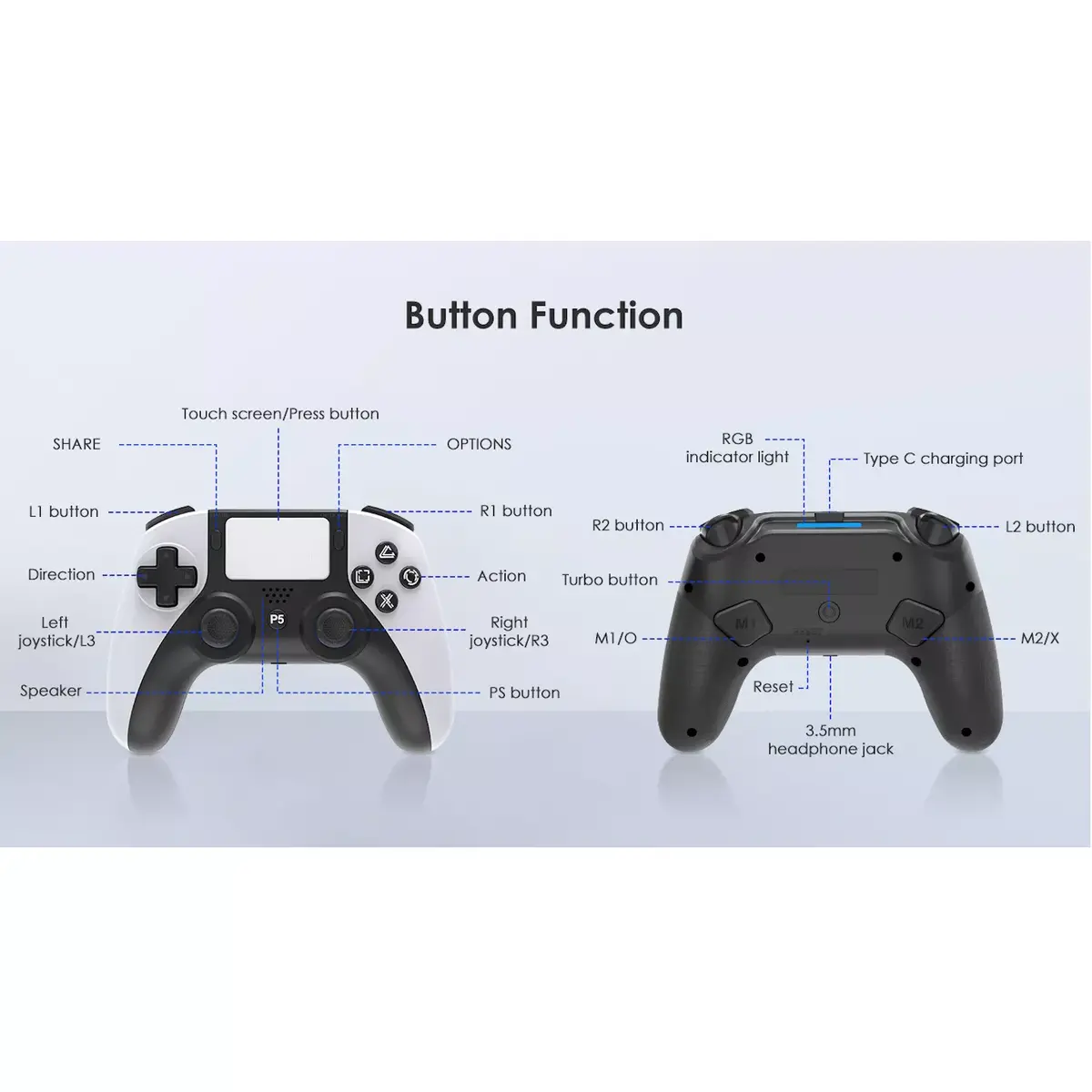 GameBox P5 беспроводной контроллер PS5 Photo 10