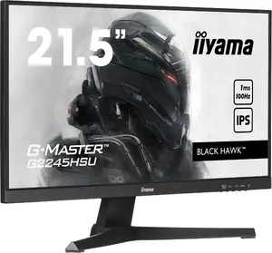 Datora monitors iiyama G-MASTER G2245HSU-B2 21.5" Full HD IPS 100Hz 1ms LED Melns ar HDMI DisplayPort USB centrmezglu un skaļruņiem