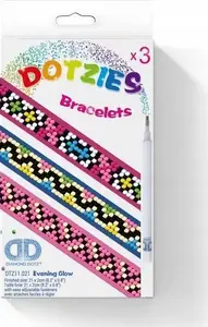 Bracelet Diamond Dotz Evening Glow — DIY diamond mosaic kit DTZ11021, beaded bracelet craft set