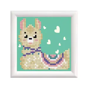 Diamond Dotz Diamond Painting Kit Llama Heart — multicolour, boxed set
