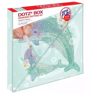 Набор для детской алмазной вышивки Diamond Dotz DBX.059 — разноцветные стразы, воск, лоток, в коробке