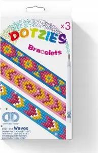Браслет Diamond Dotz Waves — набор диамантовой мозаики DTZ11012, браслет с клеевыми стразами