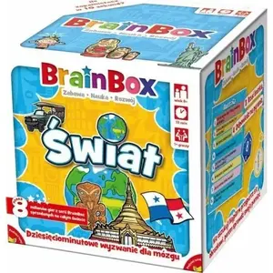 Настольная игра Rebel BrainBox – Świat (второе издание), викторина и тренировка памяти