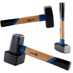 Hammer GEKO G72291 rubber-coated head 1500 g for general striking tasks