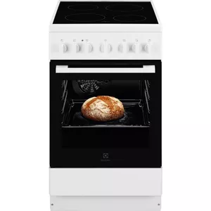 Elektriskā plīts Electrolux LKR520066W 50 cm keramikas virsma, balta, energoefektivitātes klase A