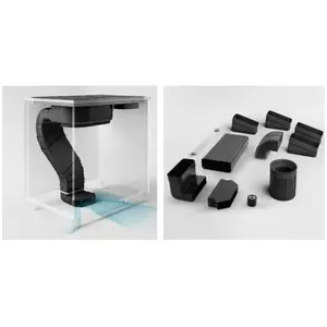 Hood accessory Elica KIT RECYCLING NT EVO PLINTH IN – recirculation kit for built-in plinth installation