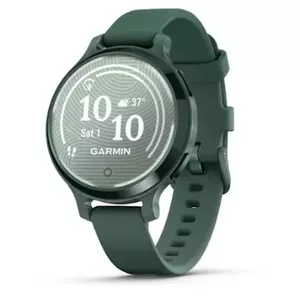 Смарт‑часы GARMIN Lily 2 Active Green — корпус 38 мм алюминий, силиконовый ремешок, GPS, SpO2, 5 ATM, батарея 9 дней