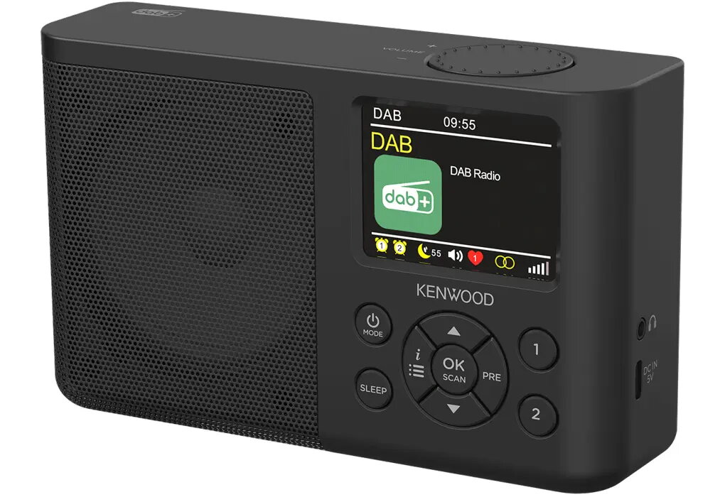 Kenwood CR-M33DAB Pārnēsājams digitālais radio DAB
