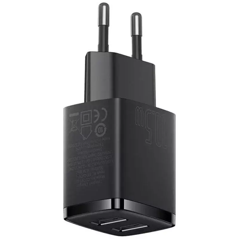 Зарядное устройство Baseus Compact Universal Black Photo 2