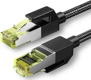 Network cable UGREEN NW150, Ethernet RJ45 Cat.7 F/FTP, 5 m, black