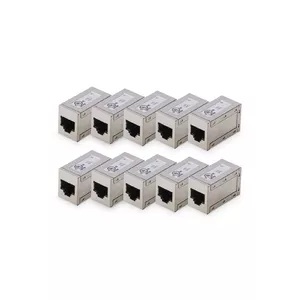 Digitus CAT 6 modular couplers shielded 10 pieces RJ-45 Gold contacts
