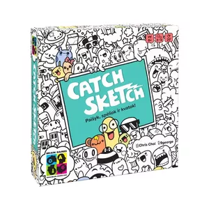 Настольная игра Brain Games Catch Sketch LT — семейная игра рисования и угадывания