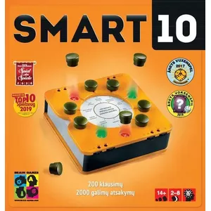 Портативная интерактивная настольная игра Brain Games SMART 10 LT, компактный электронный обучающий набор