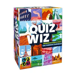 Board Game Brain Games QUIZWIZ LT — Educational quiz game, family party play
