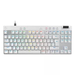 Logitech G PRO X TKL RAPID Tastatūra Gaming USB QWERTY US International White