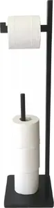 Toilet paper holder stand KingHoff KH-1749 — freestanding roll dispenser