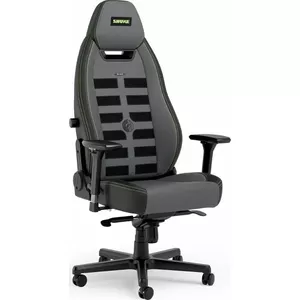 Игровое кресло noblechairs Legend Gray Shure Edition NBL-LGD-PU-SHU, эргономичное с высокими спинкой, PU-обивка