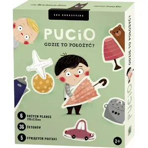 Children's Board Book nasza księgarnia Pucio - Gdzie to położyć (Polish picture book)