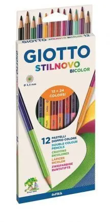 Пастельный карандаш Giotto Stilnovo Bicolor 18 шт Photo 2
