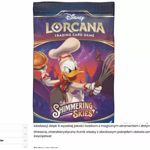 Trading Card Game Booster Pack Ravensburger Disney Lorcana Set 05 — single booster (European distribution)