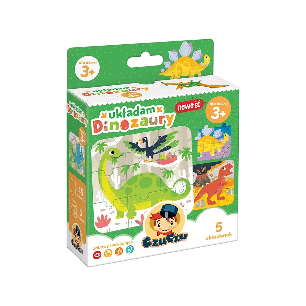 Пазл Bright Junior Media Контурный 9 шт Динозавры Photo 2
