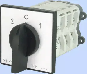 Кулачковый переключатель Elektromet ŁK 63-72 2-0-1 3P 80A с корпусом IP65