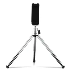 Tripod HAMA Fancy 2in1 for Smartphone and Digital Camera, 3‑leg, 12–16 cm, 0.3 kg capacity, Silver