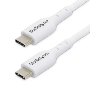 USB-C Charging Cable StarTech.com 2m 60W 3A Power Delivery White