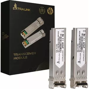 SFP-модуль Extralink 1,25 Гбит/с LC/UPC 850 нм 550 м многомодовый (2 шт.)