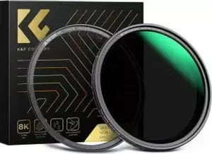 Нейтральный плотностной магнитный регулируемый фильтр K&F Concept Nano-X MRC Fader ND8–128, 62 мм
