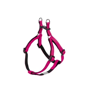 No-pull dog harness Nobby Soft Grip M-L Black/Lilac — chest 50–72 cm, strap 2 cm