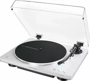 Belt-drive audio turntable Audio-Technica AT-LP70XBT Silver White Fully automatic