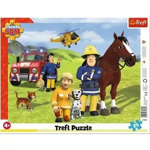 Rāmis puzle TREFL 'Always on Guard. Fireman Sam' — 25 gab., bērnu rāmis puzle