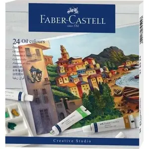 Eļļas krāsas Faber-Castell Creative Studio — 24 krāsas (Faber-Castell)