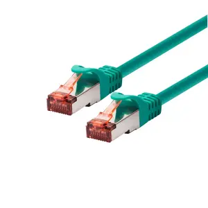 Networking cable LOGON TCF66F003G RJ-45 Cat6a 0.3 m Green