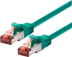 Сетевой кабель LOGON TCF66F003G RJ-45 Cat6a 0.3 м Зеленый