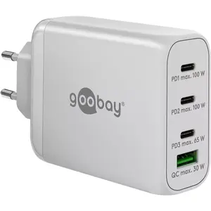 Зарядное устройство Goobay 65556 для мобильных устройств AC быстрое зарядка белое