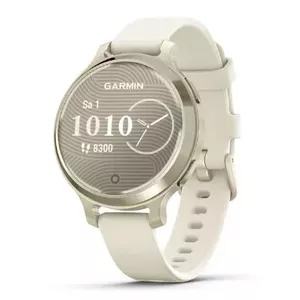 Viedpulkstenis GARMIN Lily 2 Active — 38 mm alumīnija korpuss, silikona siksniņa, 5 ATM, GPS, SpO2, 9 dienu akumulators