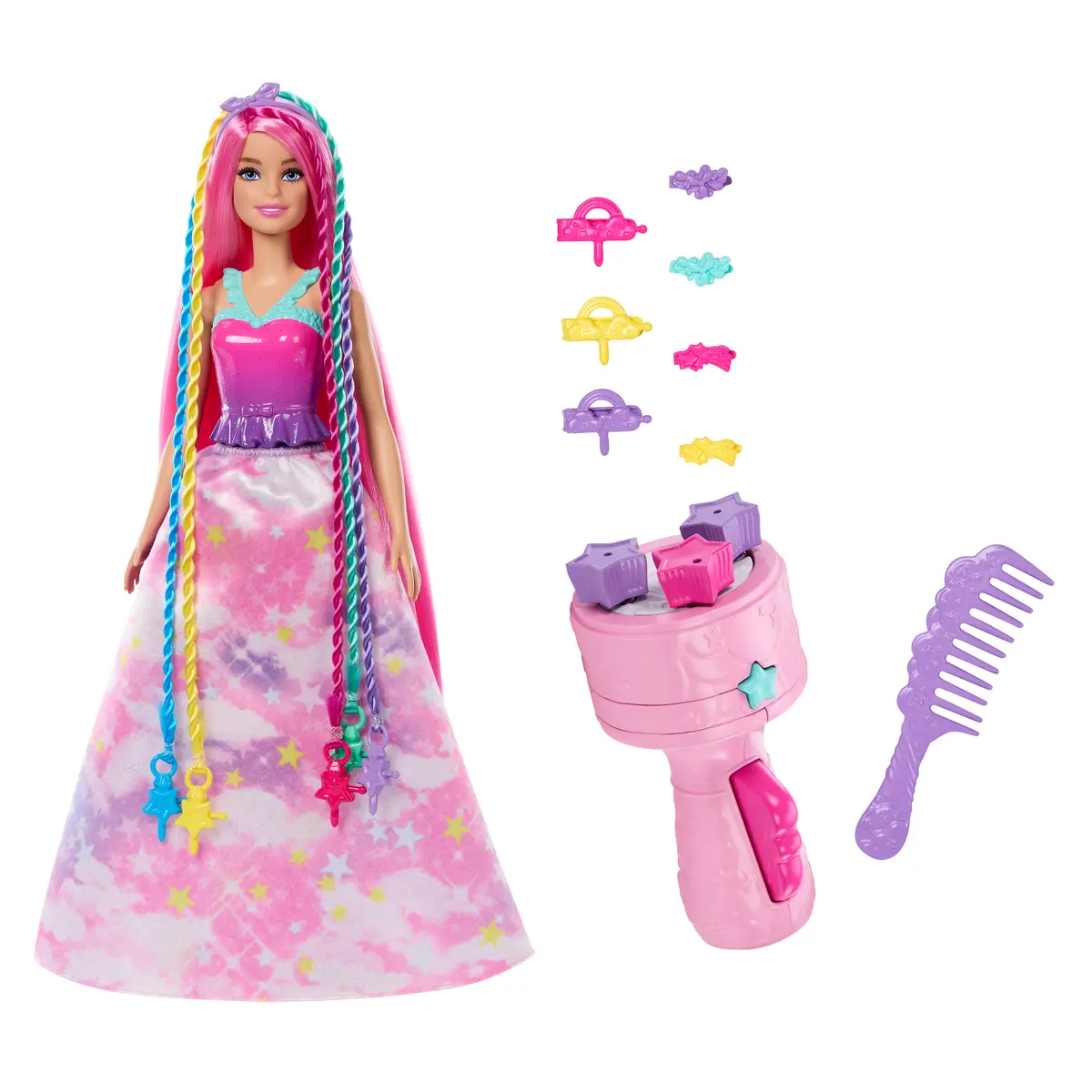 MATTEL Barbie Dreamtopia Matu veidošanas lelle