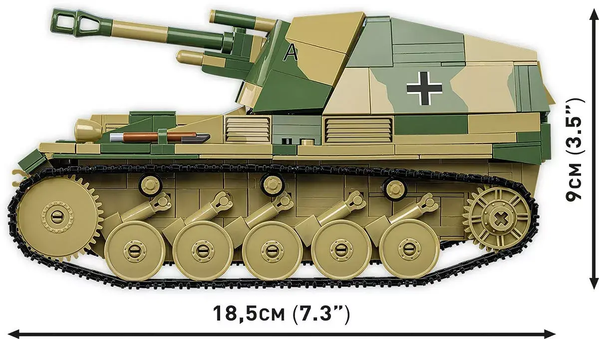 Cobi Blocks SD.KFZ.124 Wespe — 860 blocks Photo 4