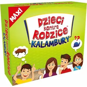Настольная игра Kangur Gra Dzieci kontra Rodzice Kalambury Maxi — семейные шарады