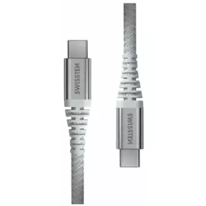 USB-C data and charging cable SWISSTEN Klever 1.5 m, USB-C to USB-C, braided cable