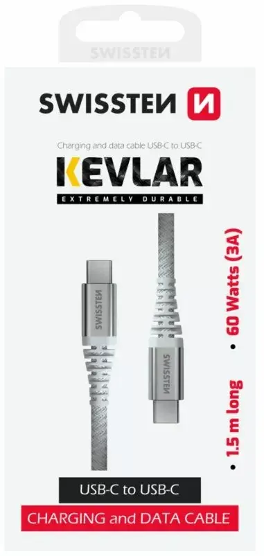 USB-C cable SWISSTEN Klever 1.5 m Photo 5
