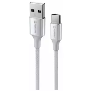 USB-C data and charging cable SWISSTEN Textile II 1.5 m – USB-C to USB-C, braided textile jacket, 1.5m