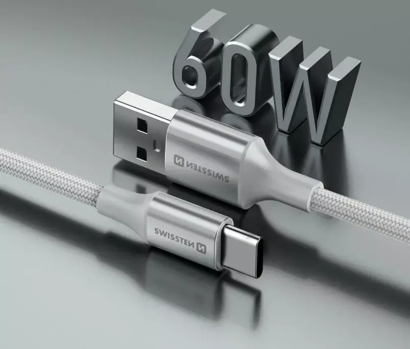 USB-C cable SWISSTEN Textile II 1.5 m Photo 4