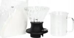 HARIO Immersion Dripper Set V60-02 Switch SSD-5012-B — 2–4 cups capacity