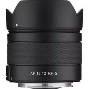 Ļoti platleņķa autofokusa objektīvs Samyang AF 12mm f/2.0 RF-S priekš Canon — 12 mm fokuss, f/2.0 diafragma
