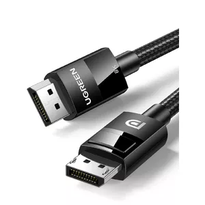 DisplayPort 1.4 cable UGREEN 80390 — DisplayPort male to male, 1 m, 7.3 mm, ABS