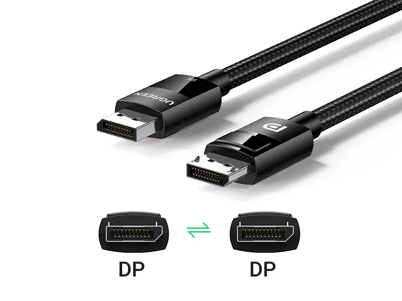 UGREEN DisplayPort 1.4 kabelis 80390 — 1 m Photo 2