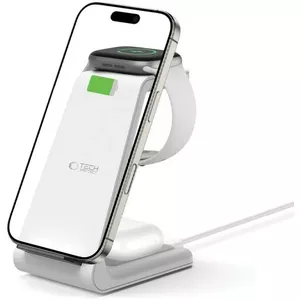 Wireless charger Tech-Protect A36 15W Qi 3-in-1 — White